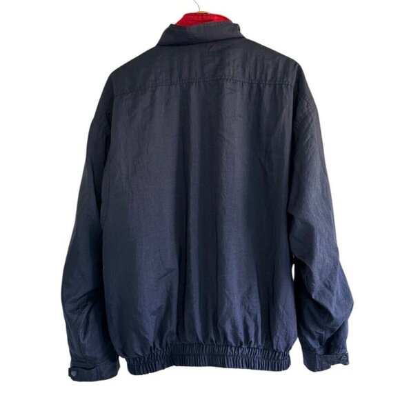 Vintage Duffel Sportswear Mens Sz L Blue Red Sailboats 3-In-1 Windbreaker Jacket - Picture 4 of 14